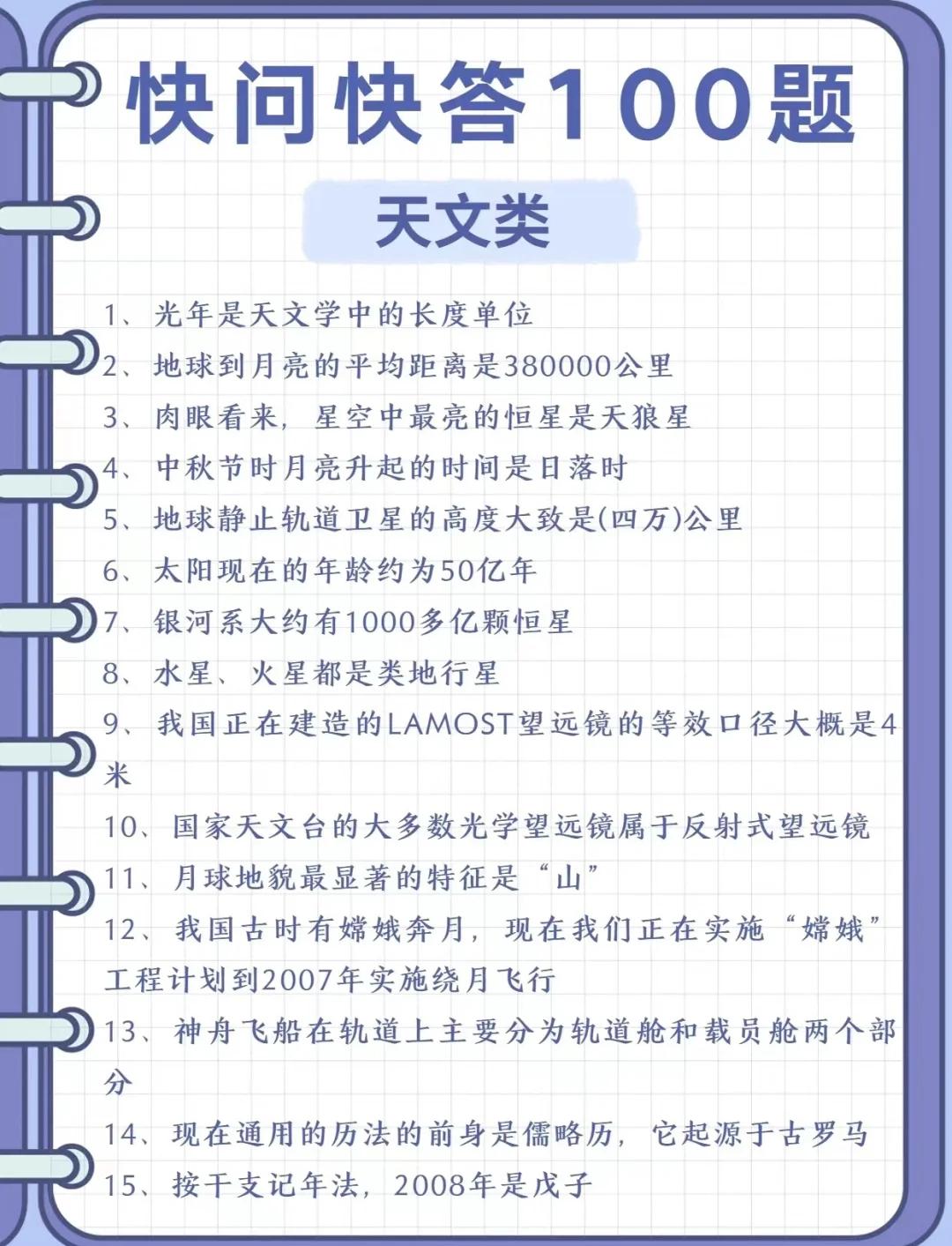 天文科普趣味知识点,天文知识科普视频合集