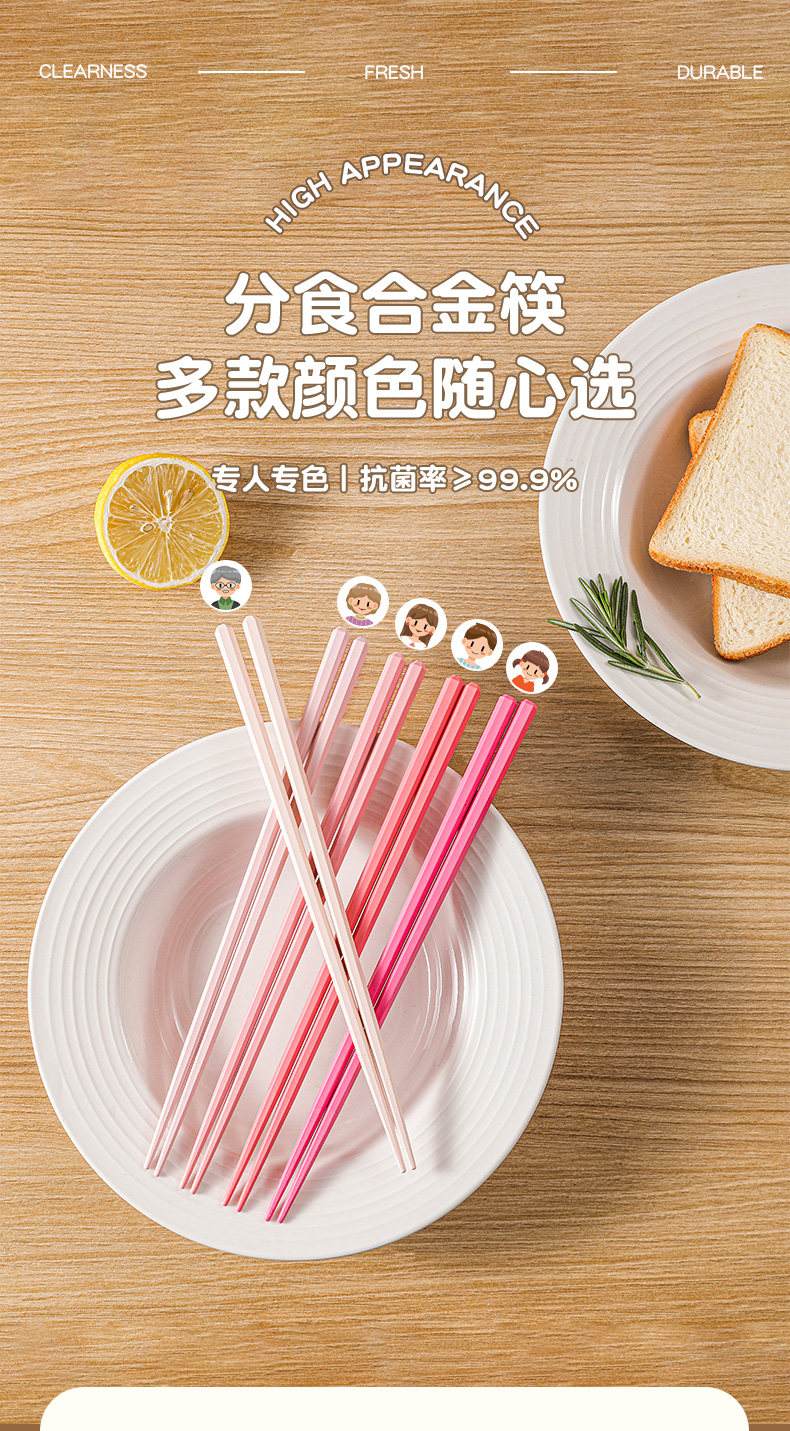 抗菌合金筷健康生活,抗菌合金筷子是什么材质的