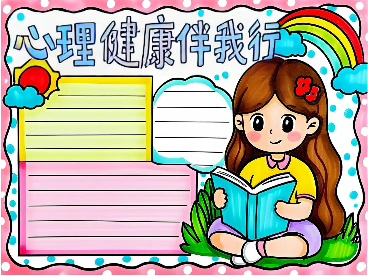 关于美妙心灵健康生活手抄报的信息