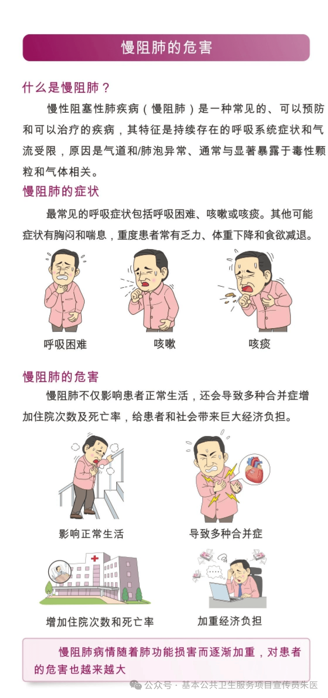 慢阻肺健康生活教育指导内容的简单介绍