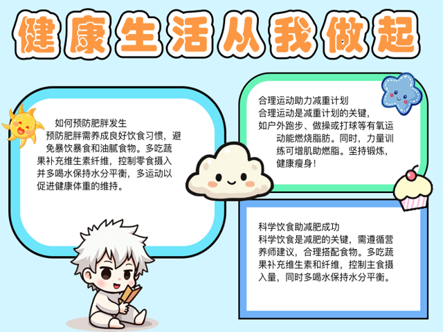 关于大胖子的健康生活方式的信息