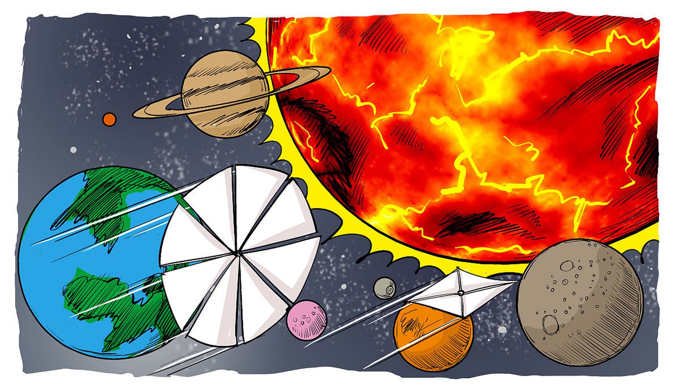 地球科学科研绘图图片,地球科学小报手抄报图片