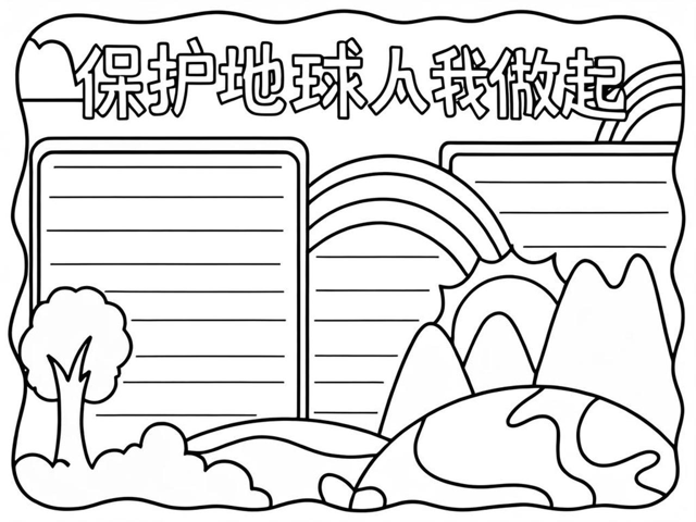保卫地球科学手抄报,保卫地球手抄报没有字 保卫地球科学手抄报,保卫地球手抄报没有字