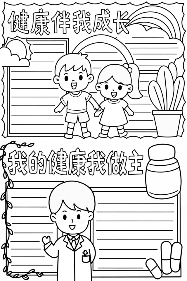 健康生活宣传画报初二,宣传健康的生活方式海报 健康生活宣传画报初二,宣传健康的生活方式海报