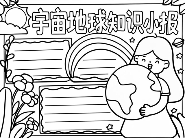 关于地球科学手抄报,地球科学小报手抄报图片