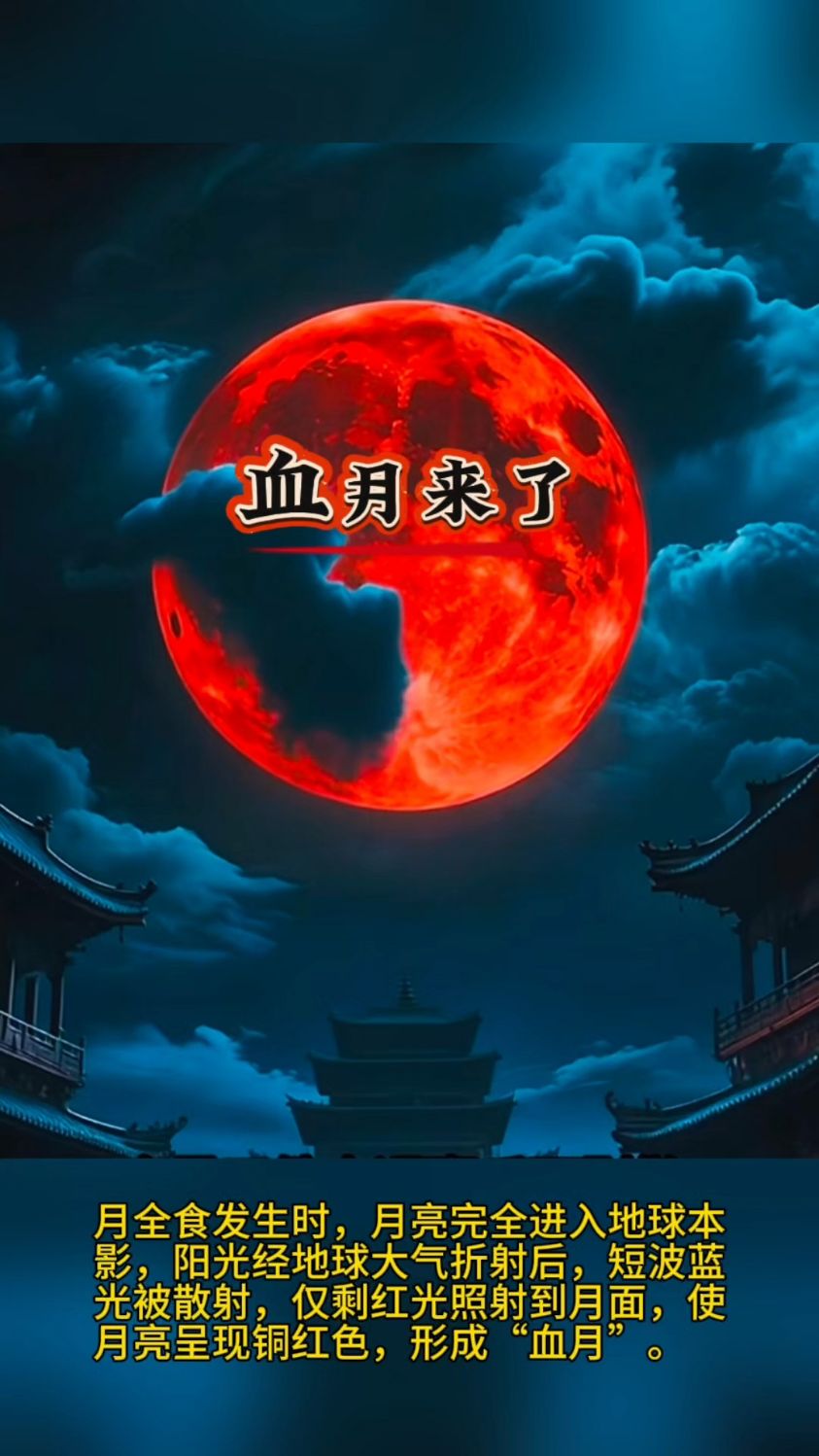 天文科普血月,血月天象是什么意思 天文科普血月,血月天象是什么意思