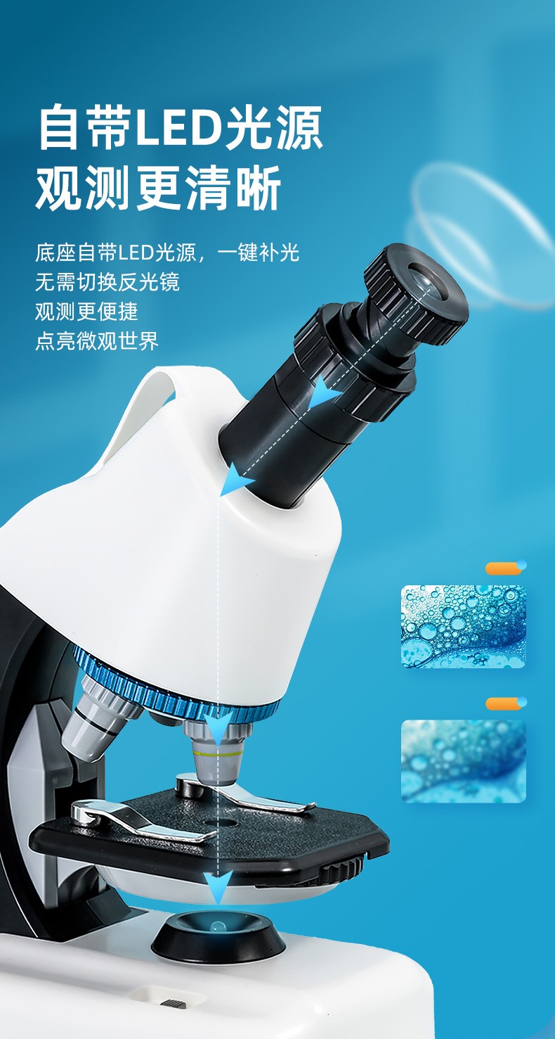 天文科普显微镜怎么用,显微镜的使用方法视频六步教程