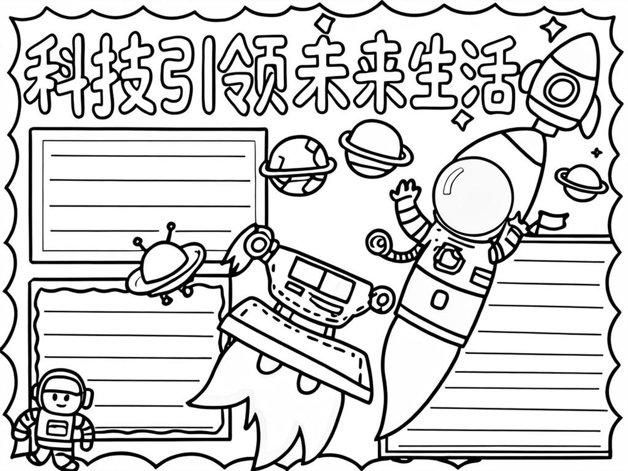 科技前沿新发现手抄报,科技前沿新发现手抄报模板 科技前沿新发现手抄报,科技前沿新发现手抄报模板