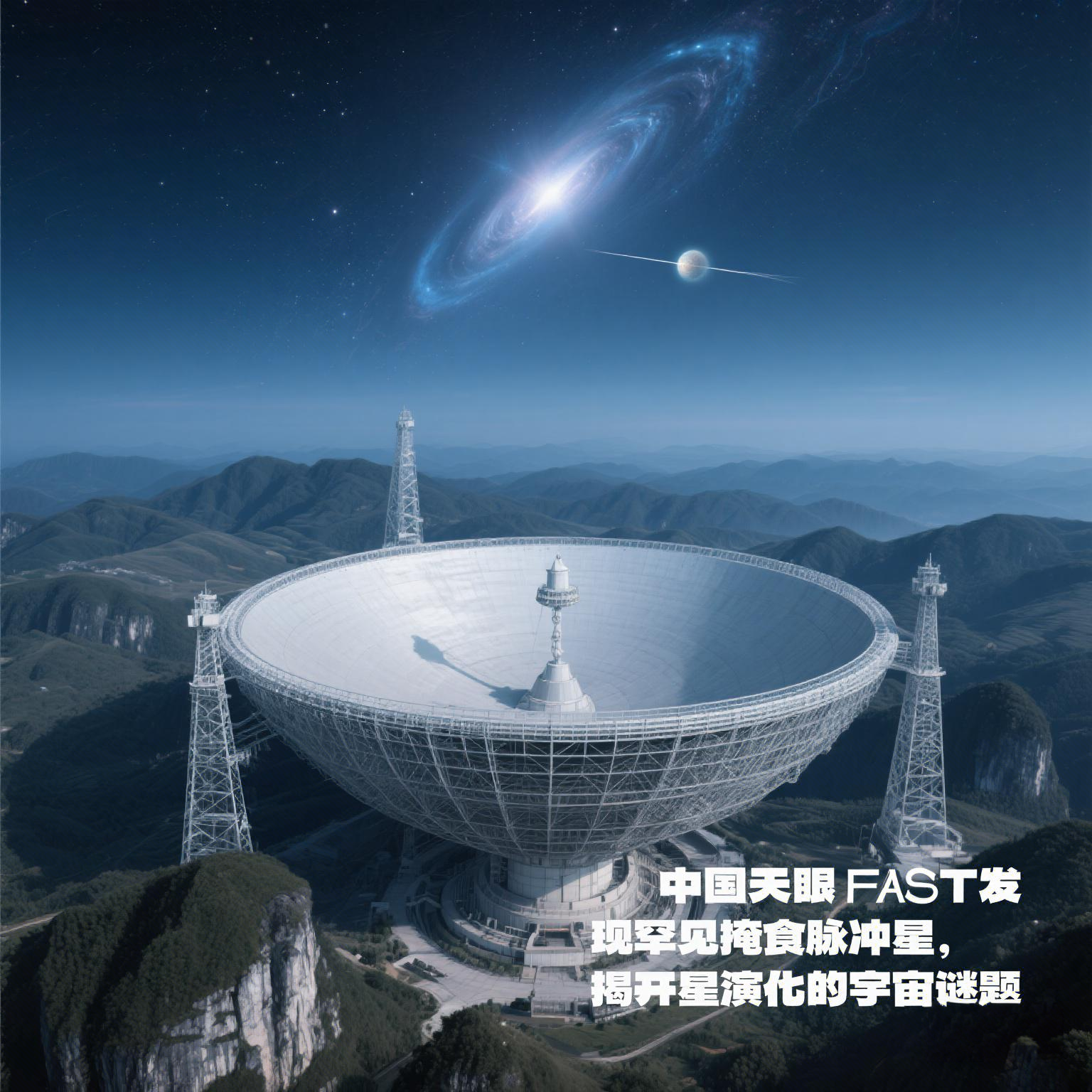 中国天眼天文科普绘画,中国天眼天文科普绘画图片