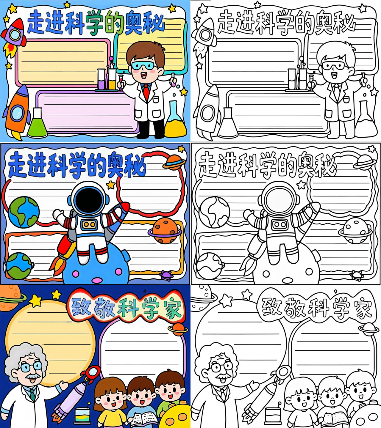 科学探索者天文学小报,宇宙探索科普小报电子版