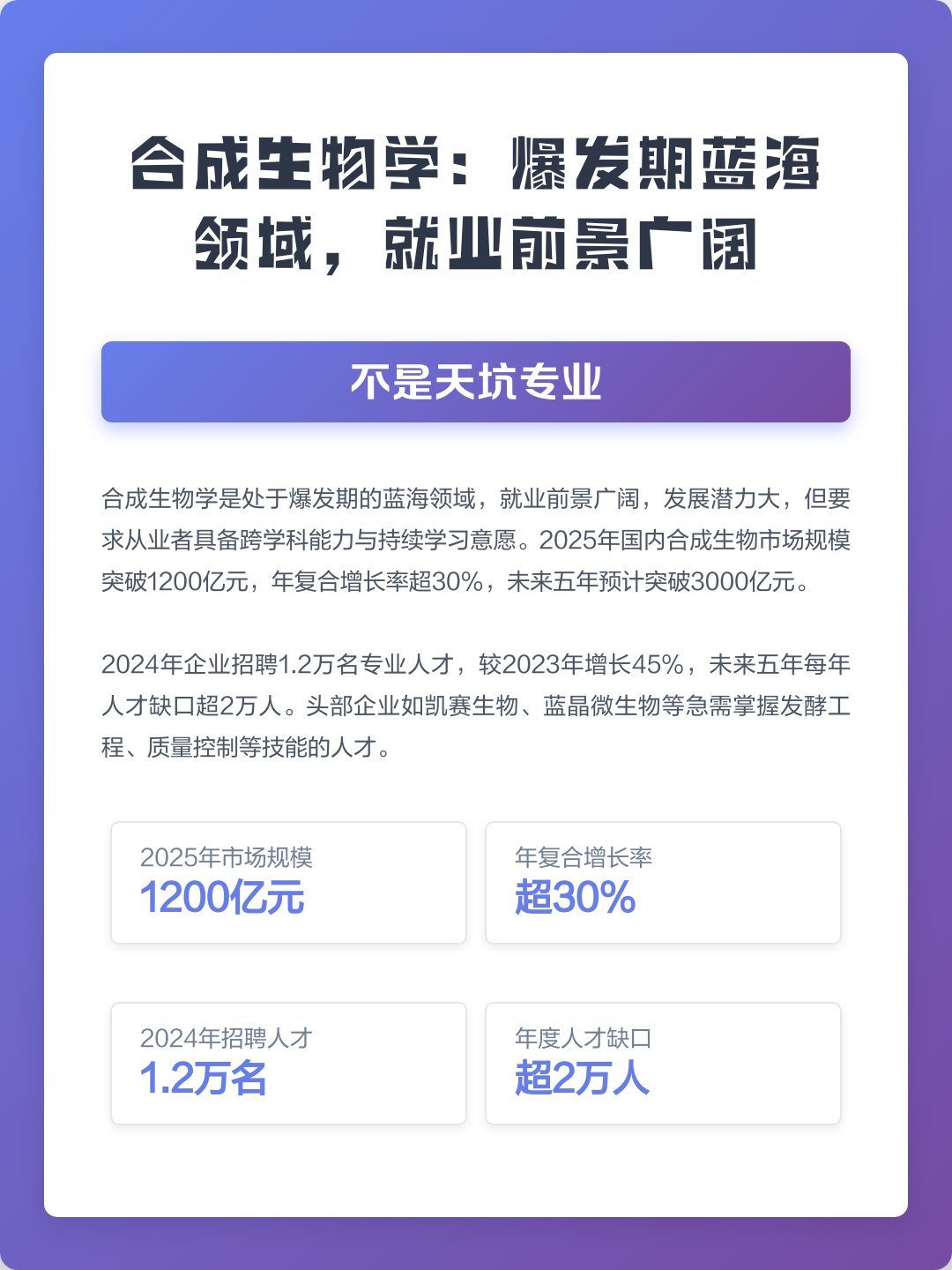 生命科学就业率,生命科学就业去向 生命科学就业率,生命科学就业去向