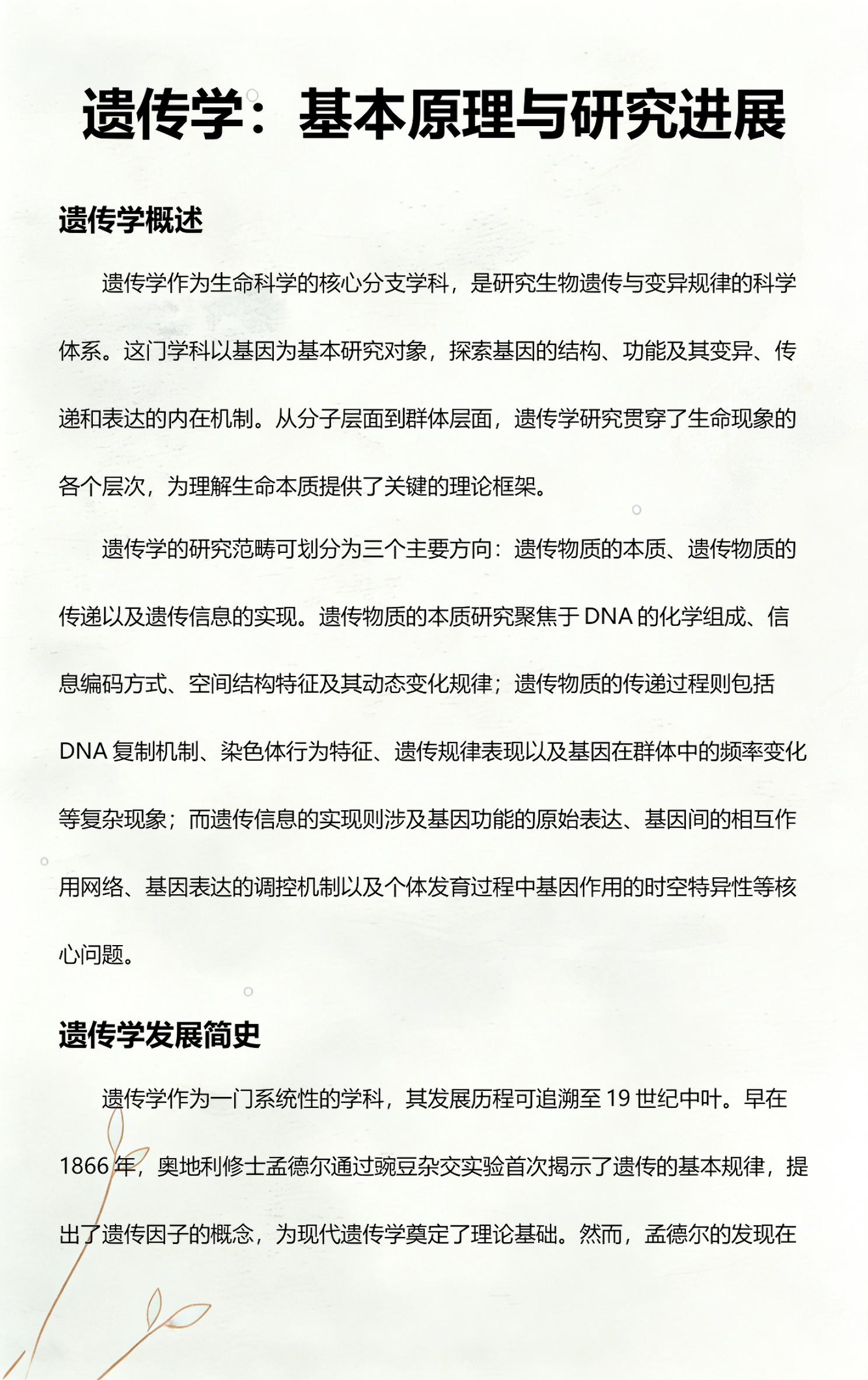 生命科学的基本范畴是,生命科学有哪些学科领域