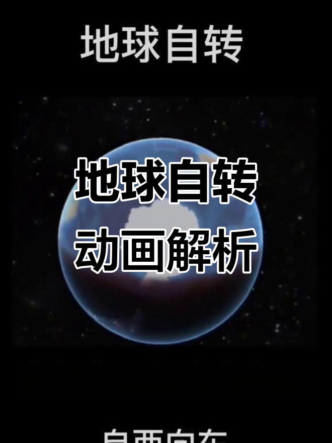 转动的地球科学课件,科学地球的自转教学视频