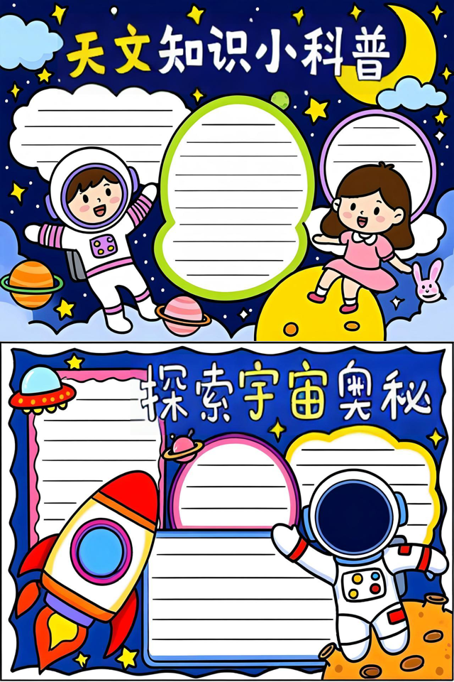 探索天文宇宙的范文,探索宇宙的奥秘手抄报配文怎么写的