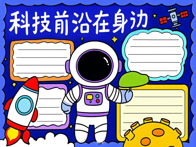 科技前沿快报手抄报,科技前沿快报手抄报图片