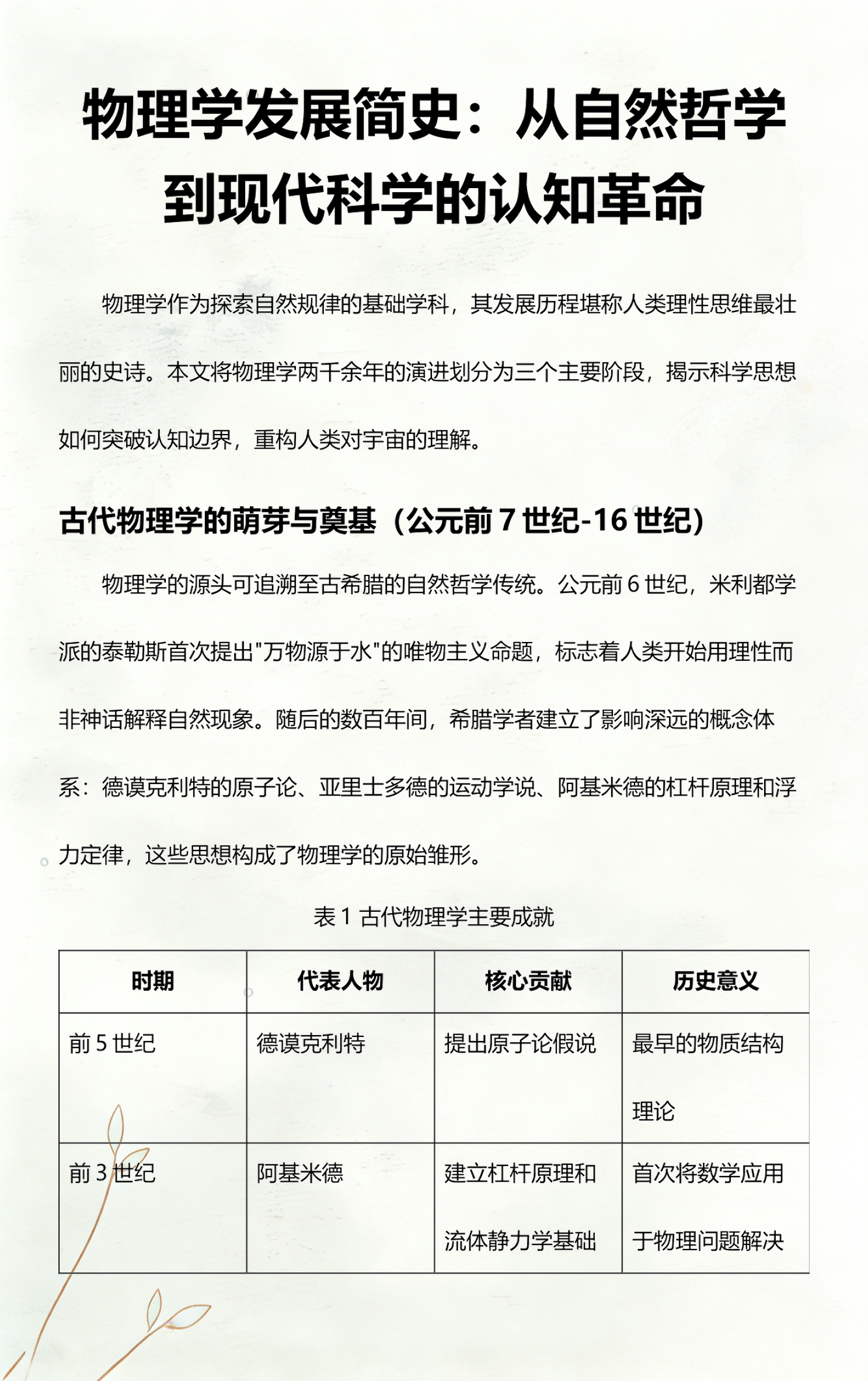 世界物理鼻祖,世界物理界第一人 世界物理鼻祖,世界物理界第一人