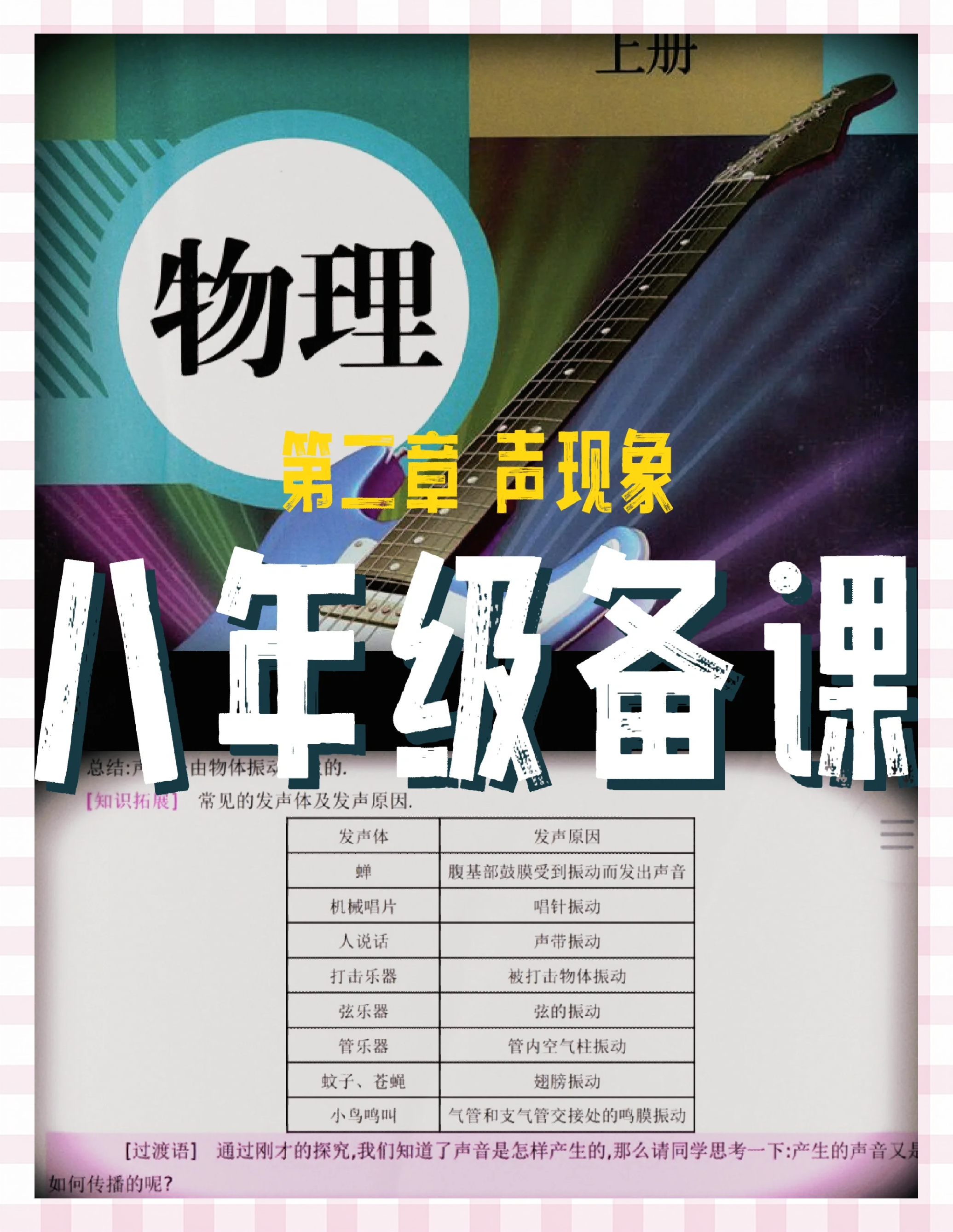 物理书声音的世界,物理的声音传播问题 物理书声音的世界,物理的声音传播问题