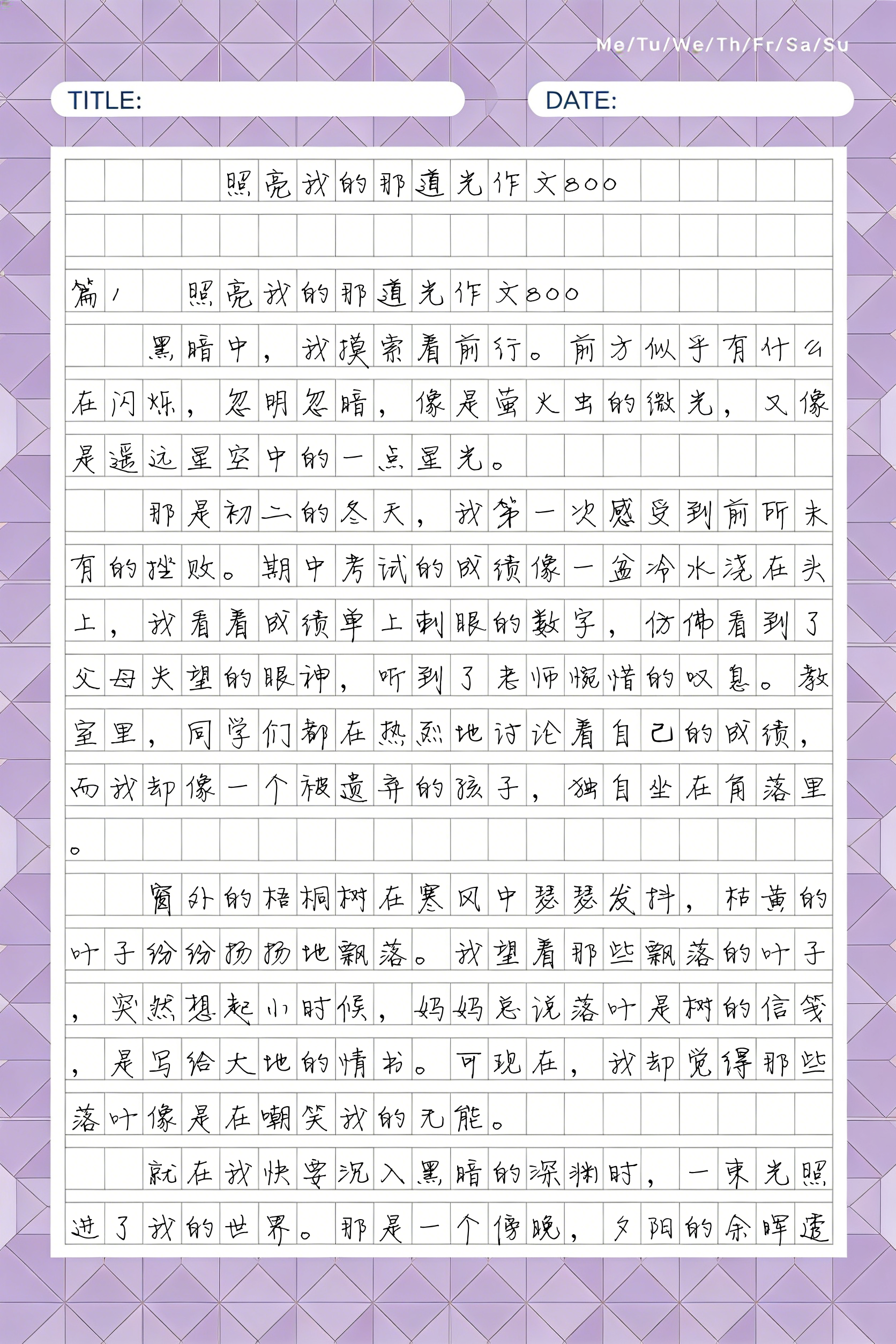 让物理照亮全世界作文,让世界更多彩600字作文初中