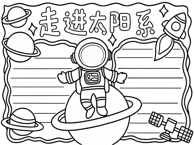 初中生天文科普绘画,13到15岁科普科幻卷