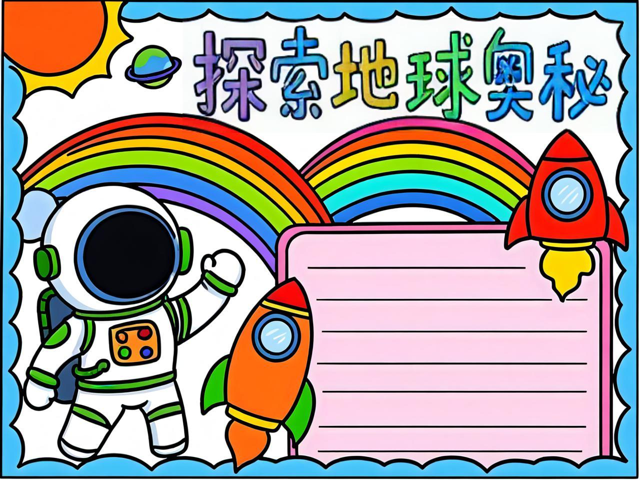 地球科学小报手抄报,地球科学小报手抄报图片