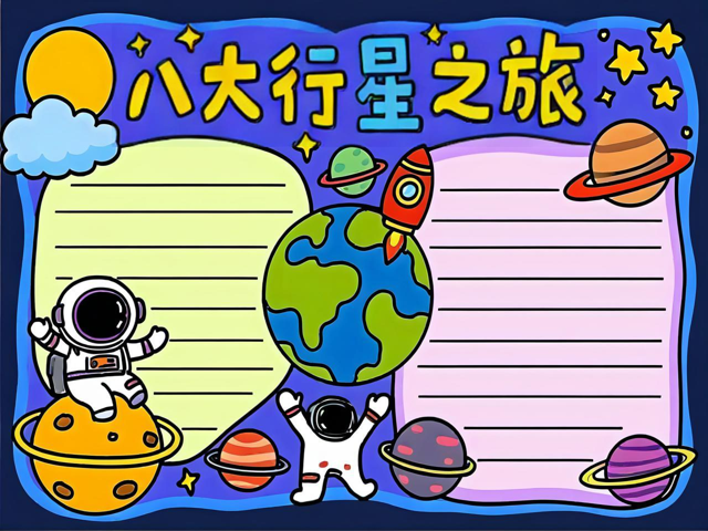 天文科普小报,天文科普小报模板