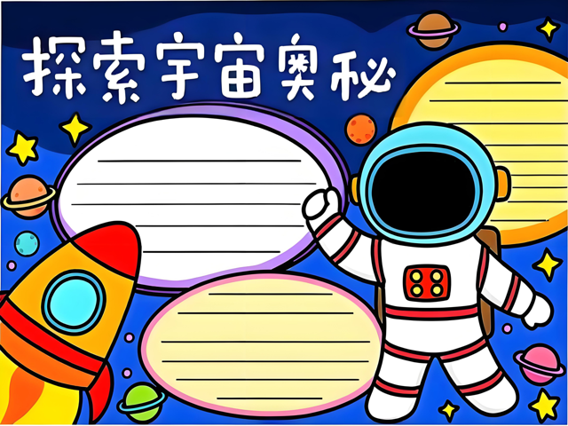 天文科普小报,天文科普小报模板