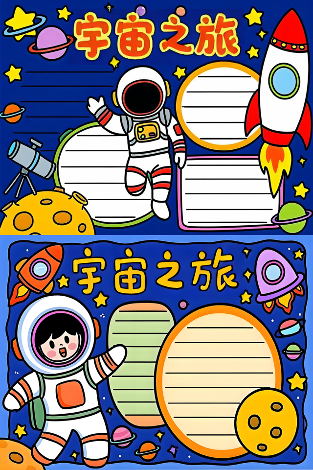 探索天文手抄报,探索科学手抄报内容文字