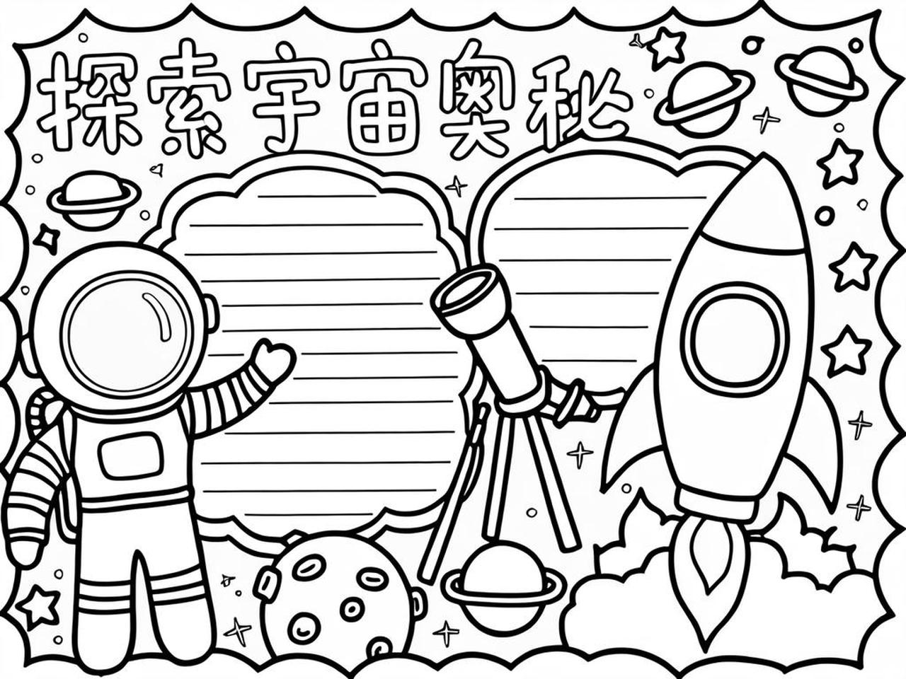 天文科普小调查手抄报,天文小知识手抄报简单又漂亮 天文科普小调查手抄报,天文小知识手抄报简单又漂亮