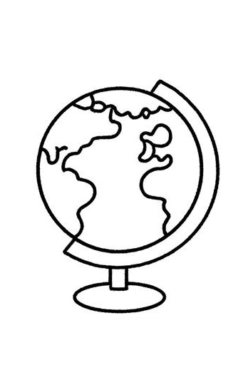 地球科学模型图怎么画,地球科学航天有关的小学生画