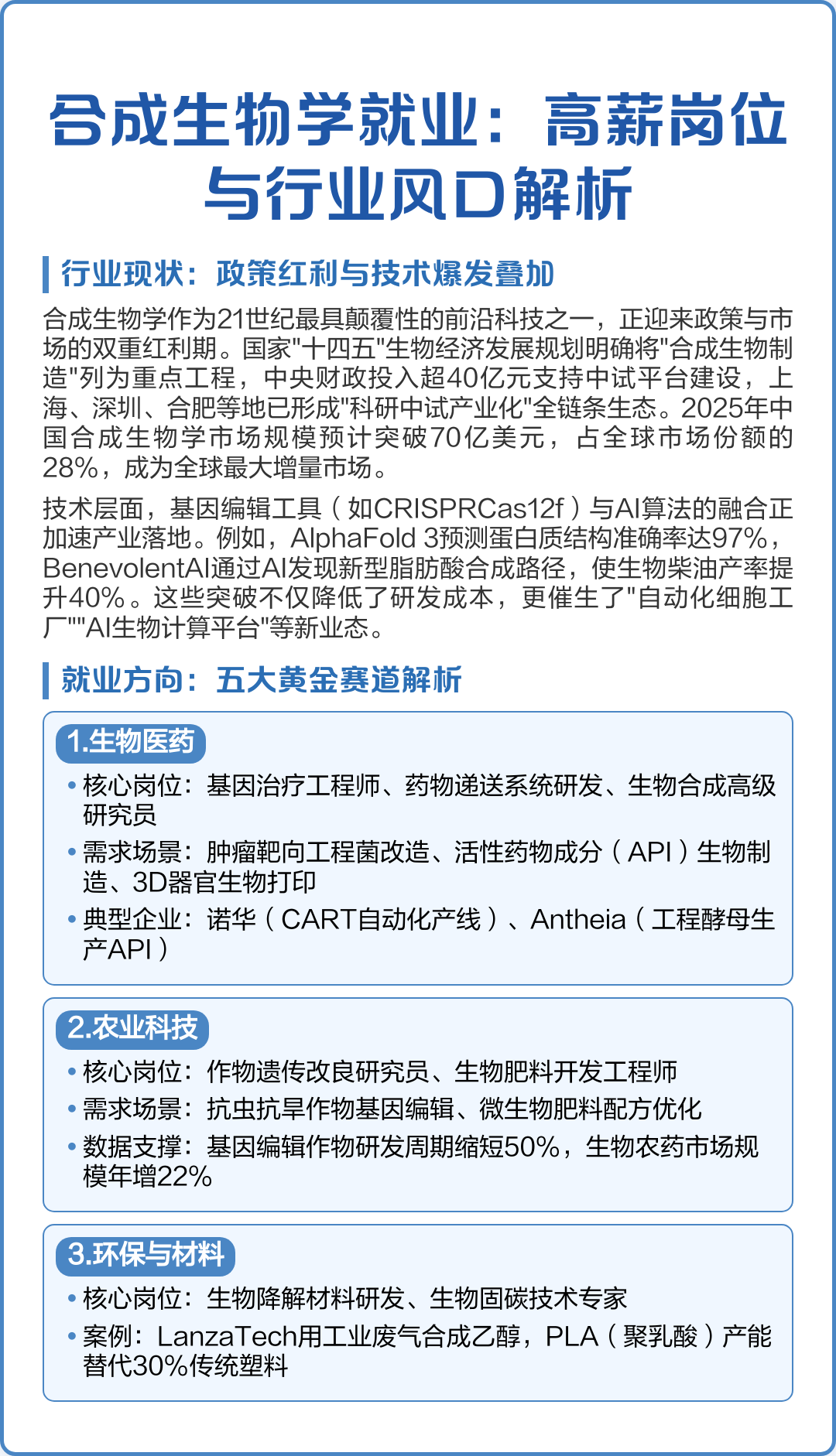生命科学毕业怎么就业,生命科学专业就业前景好吗