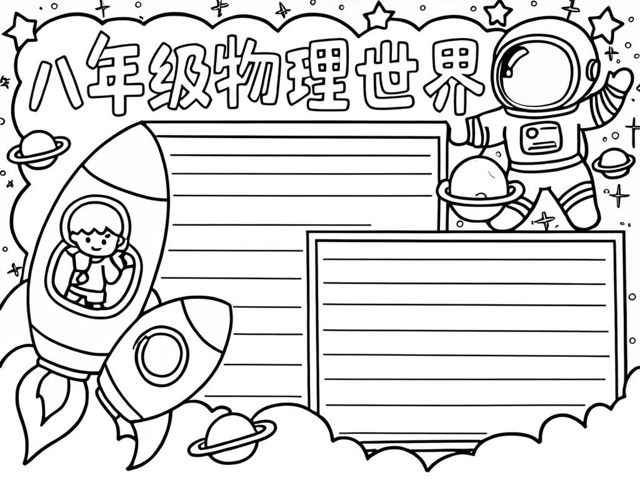 八上物理与世界手抄报,八上物理手抄报简单又漂亮
