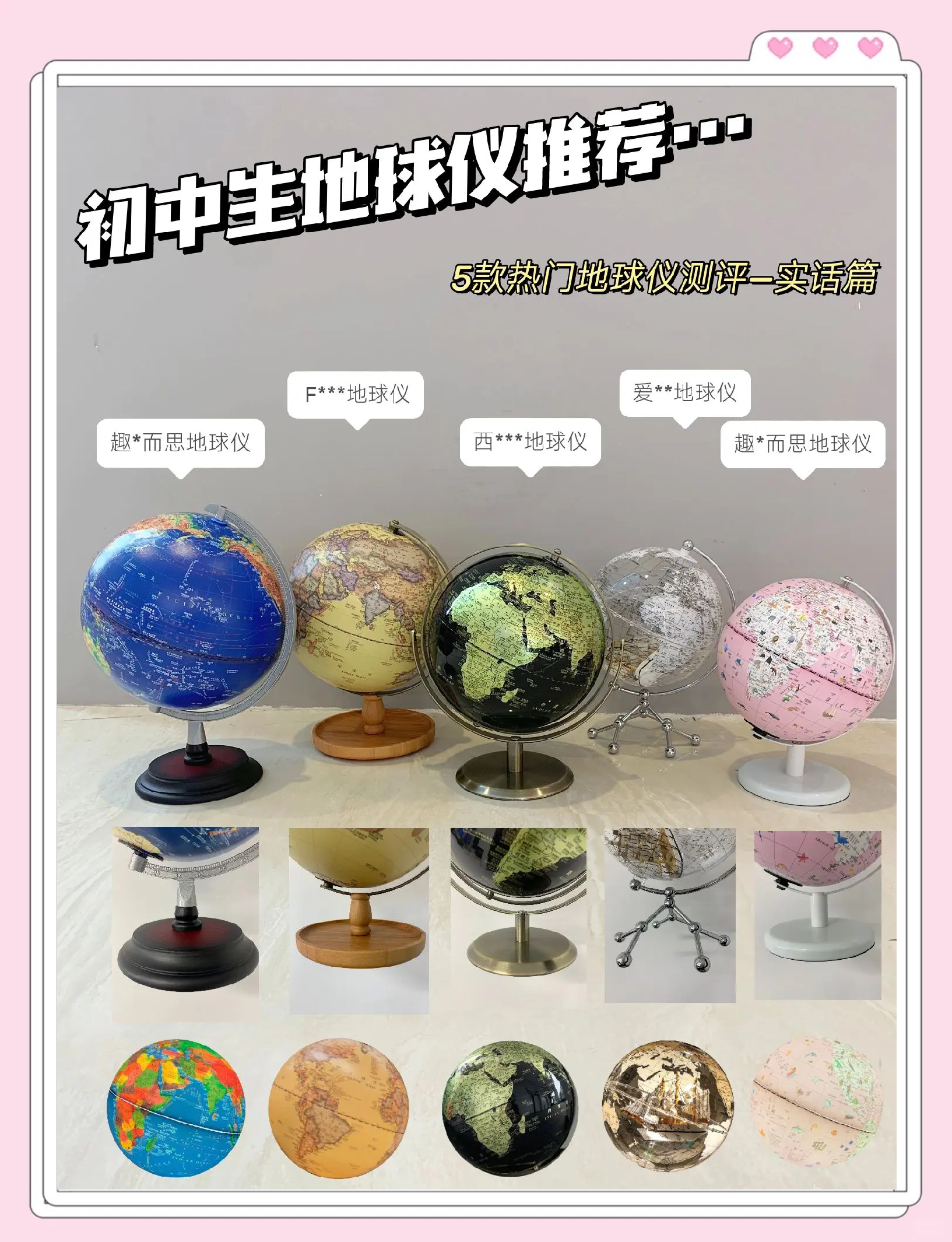地球科学馆组合地球仪,地球和地球仪的课程讲解