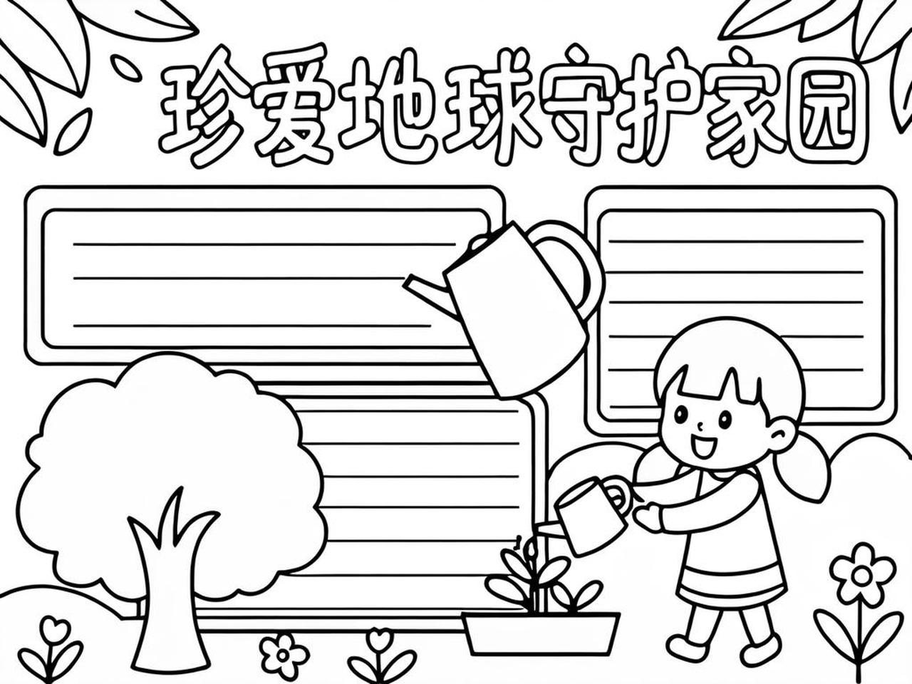 关于地球科学海报手绘,地球科普海报手绘三年级