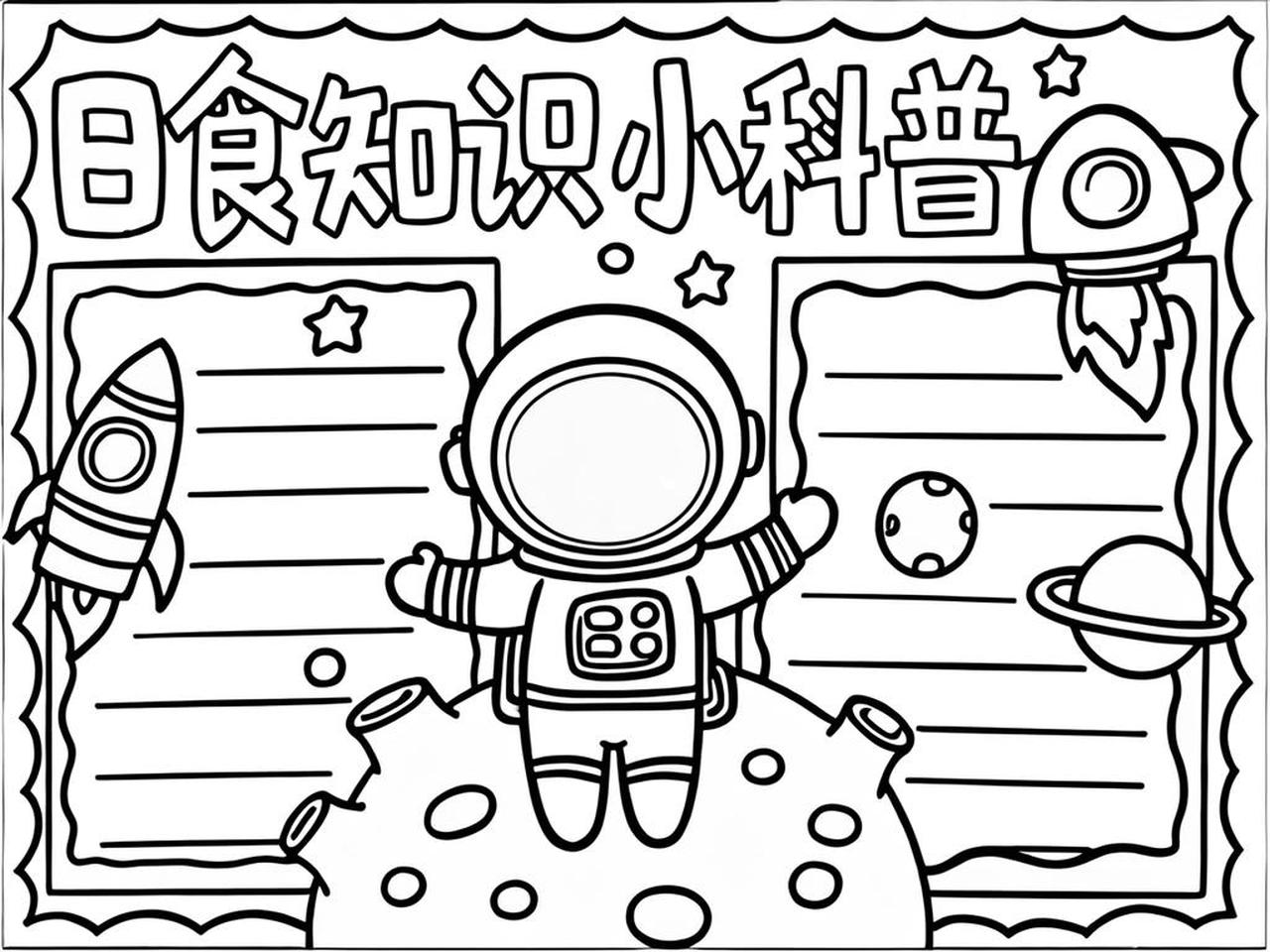 一年级天文科普画,一年级看的天文图书