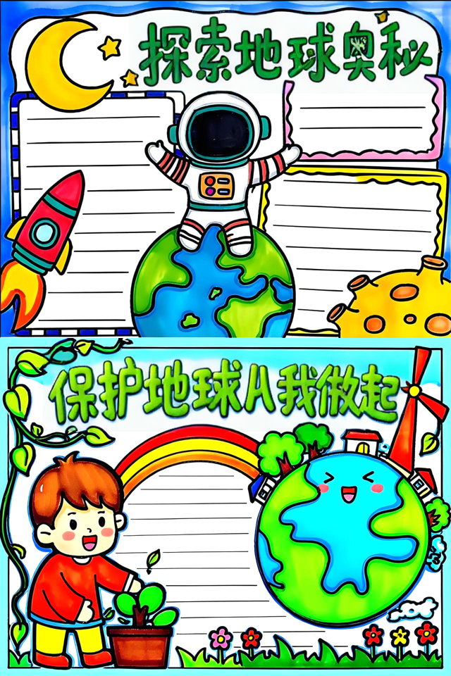 彩色地球科学海报,地球科普海报怎么画三年级 彩色地球科学海报,地球科普海报怎么画三年级