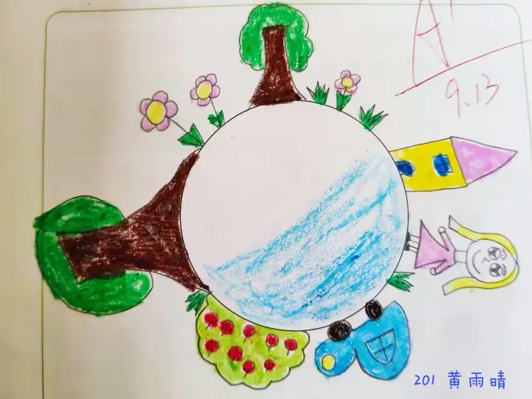 彩色的地球科学作业,彩色的活动作文600字