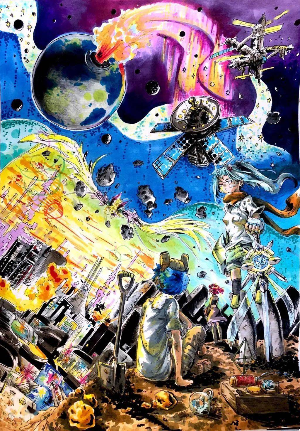 黄天文科普绘画,黄天文个人简历和成就