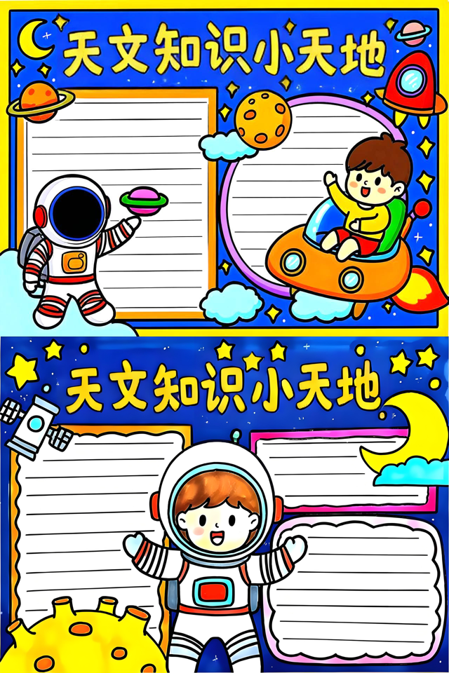 天文科普小报制作,太空科普小报内容文字