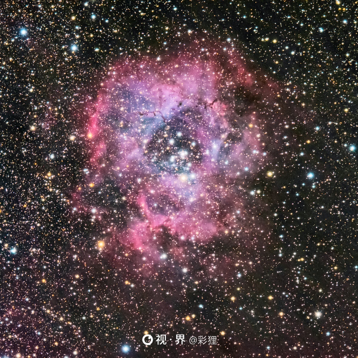 玫瑰星云天文探索,玫瑰星云肉眼可见吗