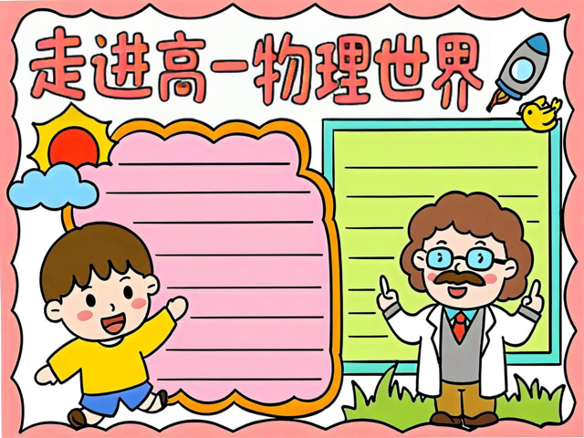 变化走进物理新世界,走进物理手抄报简单又漂亮