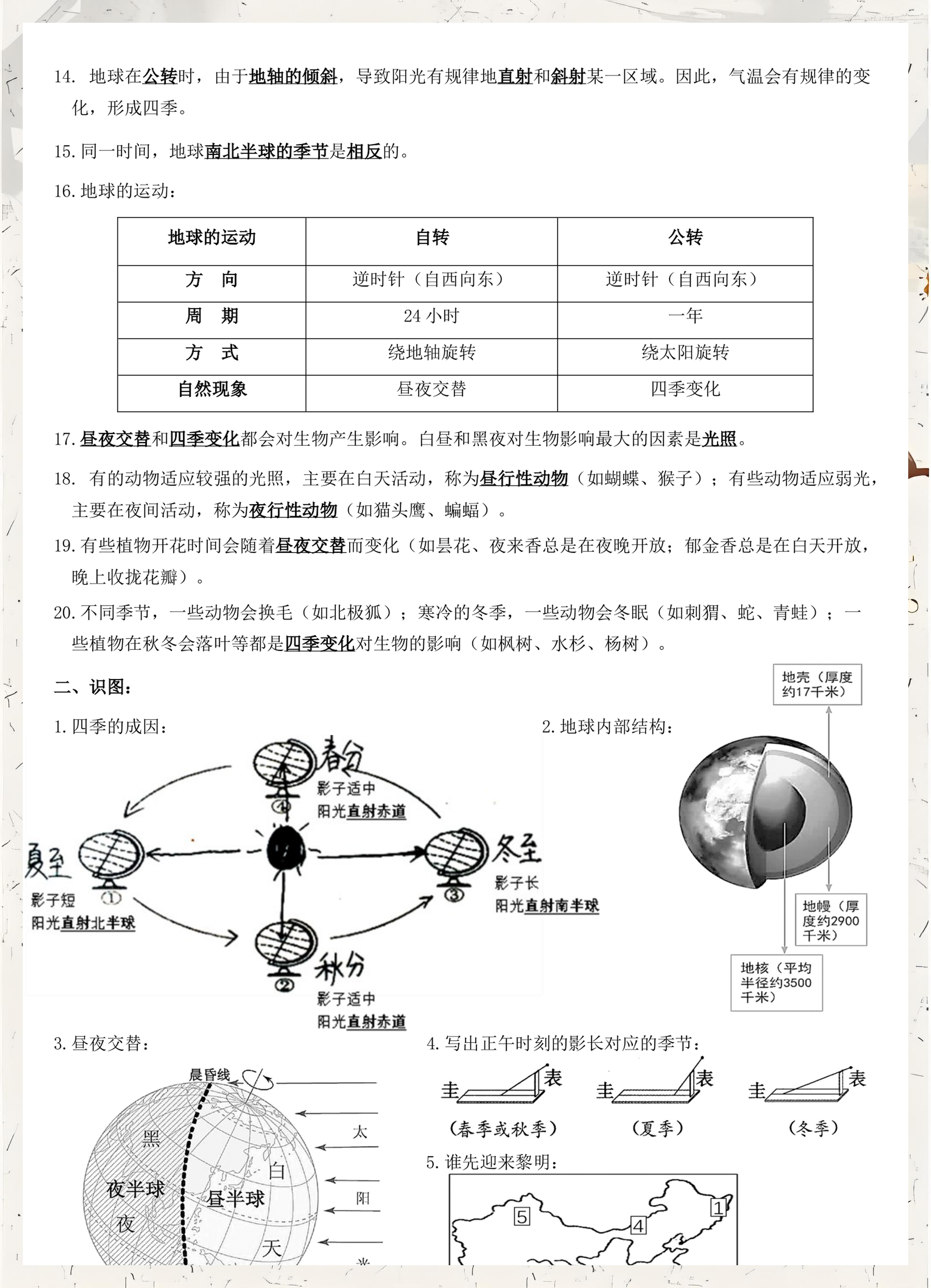地球科学第十章,地球科学第十章笔记