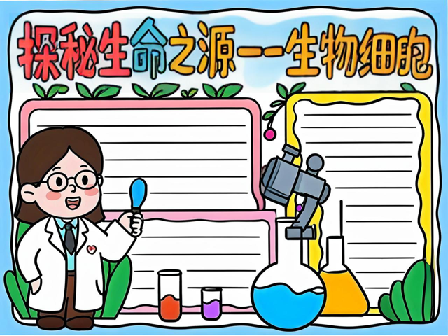 生命科学小报内容简单,科学知识小报简单又漂亮