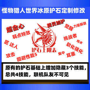 怪物理人世界技能,怪物猎人世界技能怎么学 怪物理人世界技能,怪物猎人世界技能怎么学
