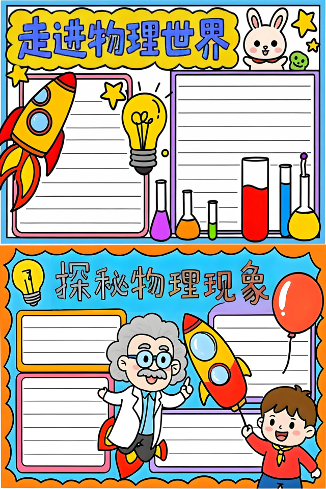 物理世界的奥秘科技画,物理世界的奥秘科技画怎么画