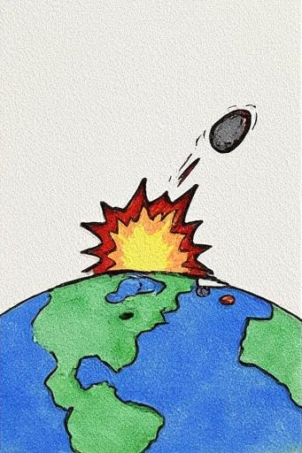 行星撞击地球科学解释,行星撞击地球科学解释有哪些