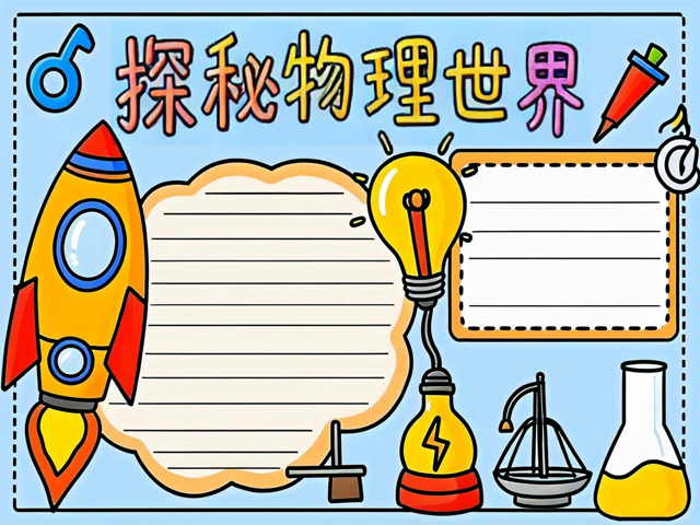 物理的世界手抄报内容,物理手抄报自然界的物态变化内容