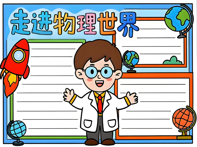 走进神奇物理世界,走进物理世界思维导图A3纸 走进神奇物理世界,走进物理世界思维导图A3纸