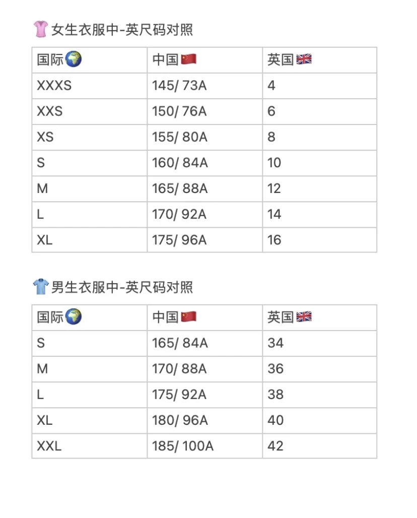 美国尺码,美国尺码对照表 美国尺码,美国尺码对照表
