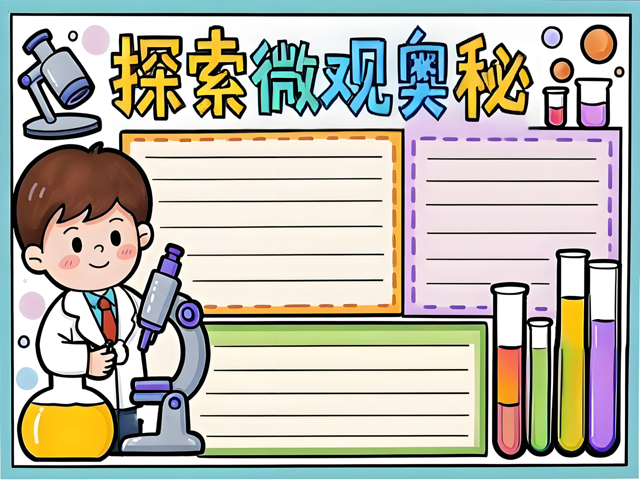 物理微观世界手抄报内容