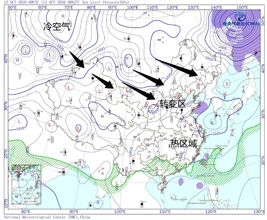 冷空气来袭大范围降雨将展开 北方降温显著 冷空气来袭大范围降雨将展开 北方降温显著